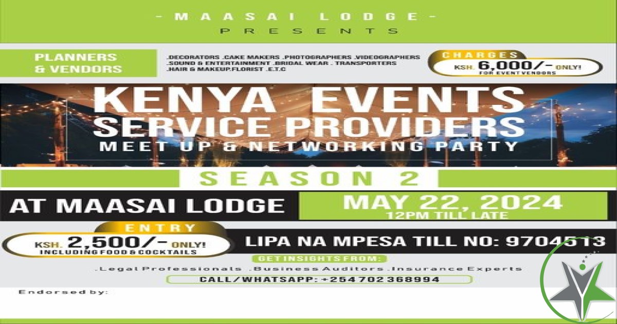 Kenya Event Service Providers Meetup & Networking Party: Where Brilliance Meets Business